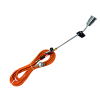 Ensemble chalumeau avec 1 godet, 1 col, 1 manche à gâchette 1 tuyau de 10 m et 1 détendeur 4 bar