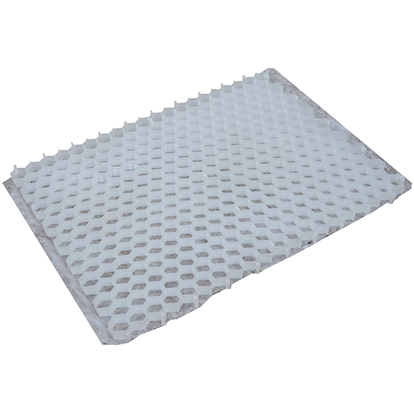 Plaque stabilisatrice pour graviers avec géotextile intégré - Alveplac - Blanc - 1166 x 800 x 30 mm