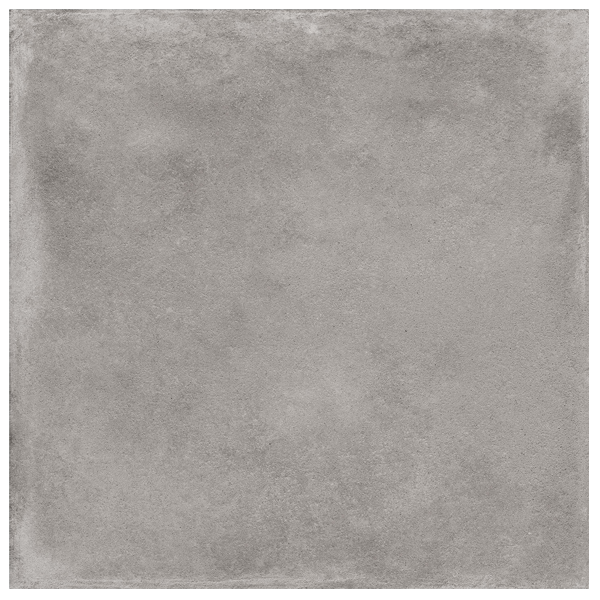 Carrelage intérieur en grès cérame émaillé effet béton Vincennes - 60,8 cm x 60,8 cm - ép. 9,50 mm - Gris