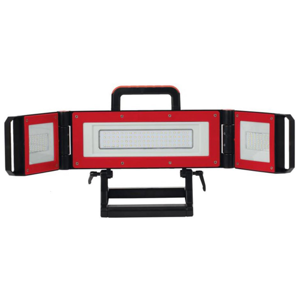 Projecteur portable à LED multipositions Ceba 80W couleur rouge PP3V80