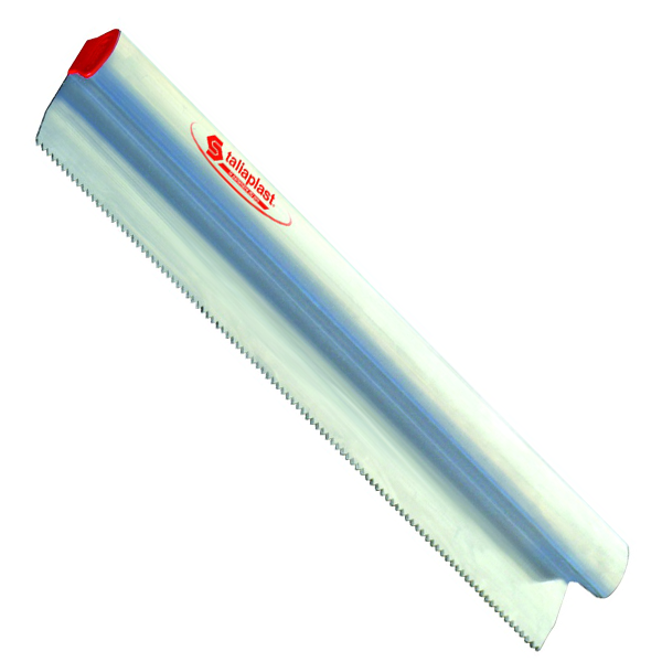Règle crantée forme H Taliaplast pour enduits monocouches longueur 1,20 m