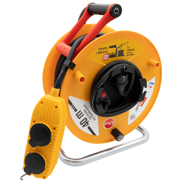 Enrouleur électrique Brennenstuhl Standard BT PRO 40 - câble de 40,00 M H07RN-F 3G2,5 avec  prises IP44