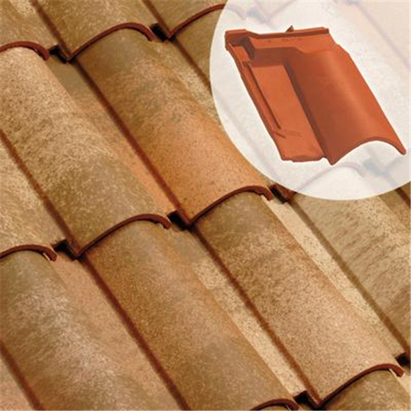 Tuile sous-faîtière en terre cuite - Oméga 10 - Terre d'Adhémar