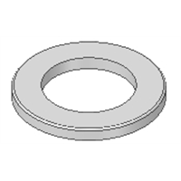 ROND.PLATE MOY.M20 INOX BTE 10P