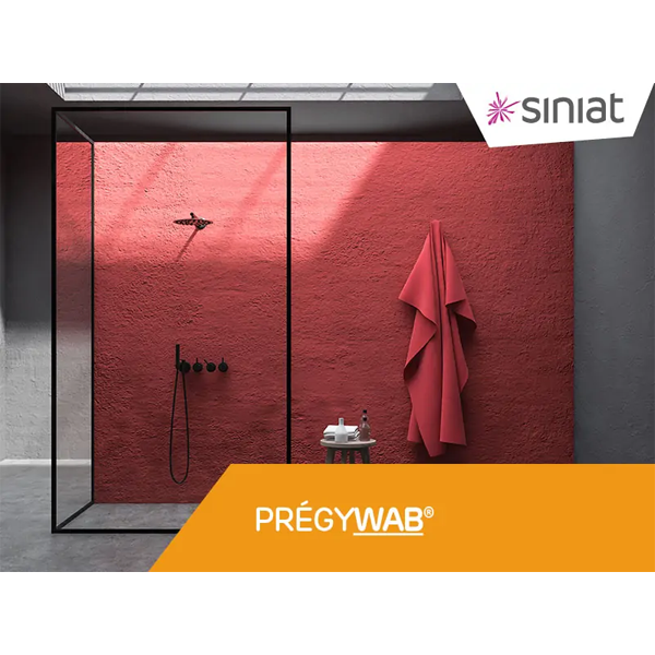 Plaque de plâtre hydrofuge - Prégywab BA13 - 2,50 M x 1,20 M - ép. 12,5 MM