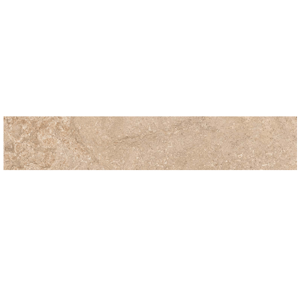 Plinthe carrelage effet pierre en grès cérame émaillé - Dorset - 60 x 9 cm - ép. 8,5 mm - Sand