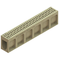 ACO MONOBLOCK URBAIN P200V - D400 COULEUR MARBRE - BETON POLYMERE