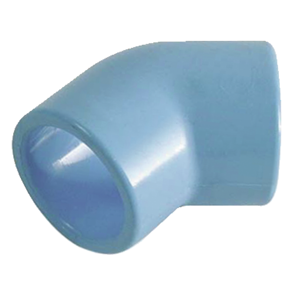 Coude égal 45° femelle diamiètre extérieur 25 mm