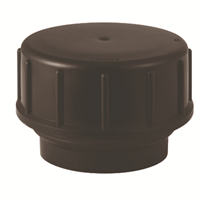 Tubulure filetée Geberit PE avec bouchon à visser: d=110mm, D=14.9cm, H=9.7cm