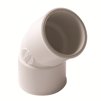 COUDE SIMPLE FF 45' D.50 BLANC