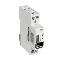 Contacteur jour / nuit - Intensité 20A - Tension 230 V - 1 module - Bornes acier zingué - Gris