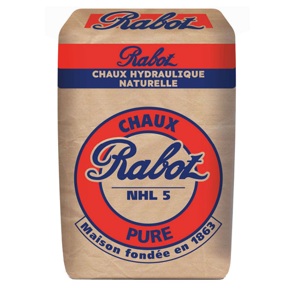 Chaux hydraulique naturelle beige - Chaux Rabot NHL 5 - sac de 25 kg