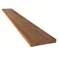 Lame de terrasse en bois exotique Cumaru KD lisse - Classe 4 - 145 MM x 21,00 MM - Longueur 3,00 M