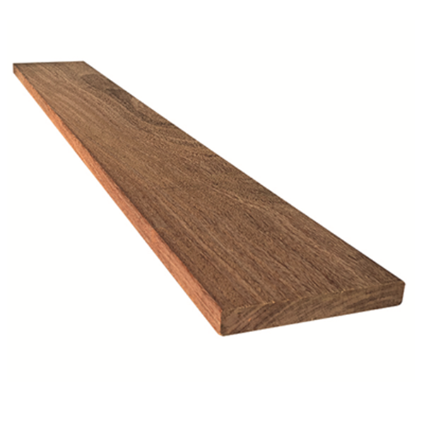 Lame de terrasse en bois exotique Cumaru KD lisse - Classe 4 - 145 MM x 21,00 MM - Longueur 5,80 M