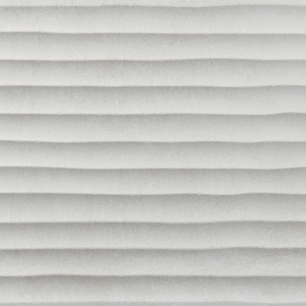 Faïence murale effet "ondulé" Baléares Mallorca - Crema - 25 CMx75 CM ép. 8,7 MM