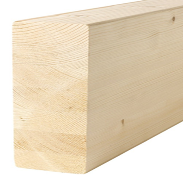 Lamellé-collé en sapin GL24H - bois traité classe 2 - 120 x 240 mm - longueur 6,50 M