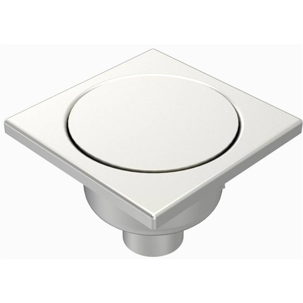 SIPHON 200X200 SORTIE VERT 63 MM ROSETTE PLEINE 2063AJC