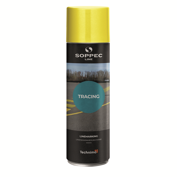 Le tracing standard jaune 500ML s'utilise pour délimiter les surfaces