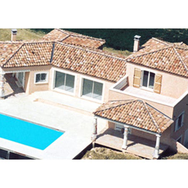 Tuile en terre cuite - Plein Sud Gélis - emboîtement grand moule fortement galbée - Tradition