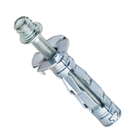 Cheville métallique pour paroi creuse Ø5 mm - Longueur 50 mm - Patte à vis M 7 x 150 - Sachet de 10