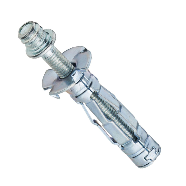 Cheville métallique pour paroi creuse Ø5 mm - Longueur 50 mm - Patte à vis M 7 x 150 - Sachet de 10