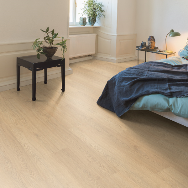 Parquet stratifié Classic 8/32 - Bords droits avec système CLIC it! - 193 x 8 x 1292 mm - Chêne de Matera Clair