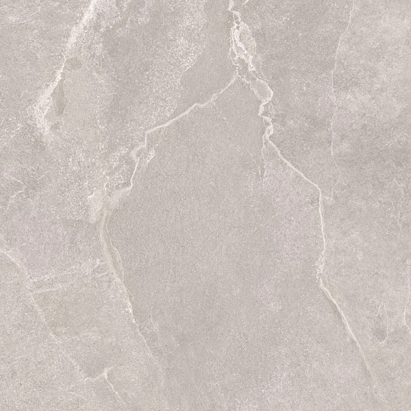 Carrelage sol intérieur effet pierre en grès cérame rectifié - Resha - 60 x 60 cm - ép. 9 mm - Smoke