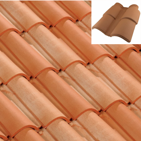 Tuile double de rive - Horizon 12 Terreal - 151HD - Ton mélé Atlantique