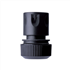 Raccord rapide plastique pour tuyau arrosage Fitt - Diamètre 19 mm - Mono-matière - Noir