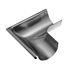Équerre emboutie d'angle extérieur en zinc Rheinzink pour gouttière demi-ronde de 250 MM - boudin Ø 14 MM