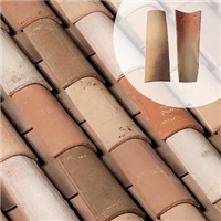 Tuile canal en terre cuite - Médoc Monier - Authentique