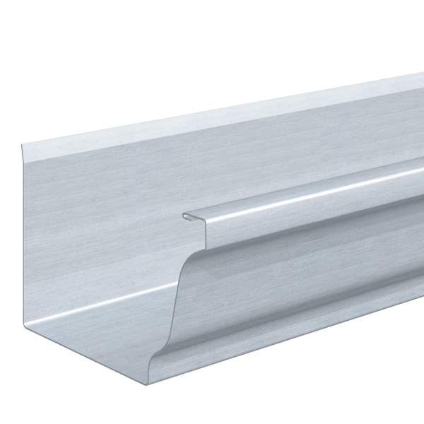 Gouttière moulurée en zinc Rheinzink - développé de 325 MM - ép. 0.65 MM - longueur 4 M