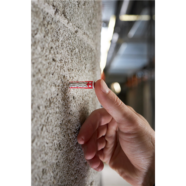 Cheville bi-matière universelle avec vis tête plate - Colortech - 6,0 MM x 35,0 MM - 250 pièces