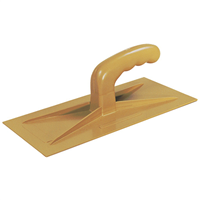 Platoir à enduire et à gréser en plastique ABS jaune - Taliaplast - 30,0 CM x 14,0 CM