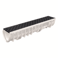 Caniveau MEARIN PLUS 150 avec grille passerelle fonte CLIPFIX B125 1M