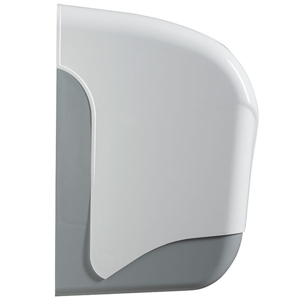 Distributeur essuie-mains maxi-format à dévidage central - Oleane Rossignol - ABS Blanc