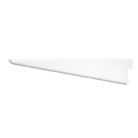 Console double avec pas de 32 mm CQFD - coloris blanc 470 mm
