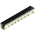 CANIVEAU BETON/POLYESTER 100MM GRILLE FONTE VERROUILLABLE C250 L1M