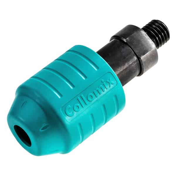 Adaptateur Collomix pour turbine hexafix pour malaxeur taraudage M14