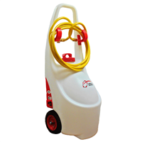 Réservoir à eau autonome 40 litres pour travaux de carottage et de découpe - KARTAO-40 ATDV - avec 1 batterie 18V et chargeur