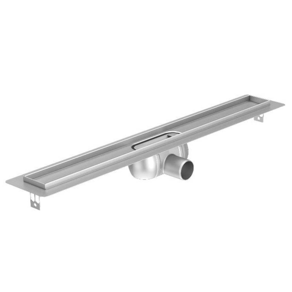 CUVE ACO SHOWERDRAIN C - LONGUEUR 1185MM INOX - AVEC BAVETTE PERIPHERIQUE - SIPH