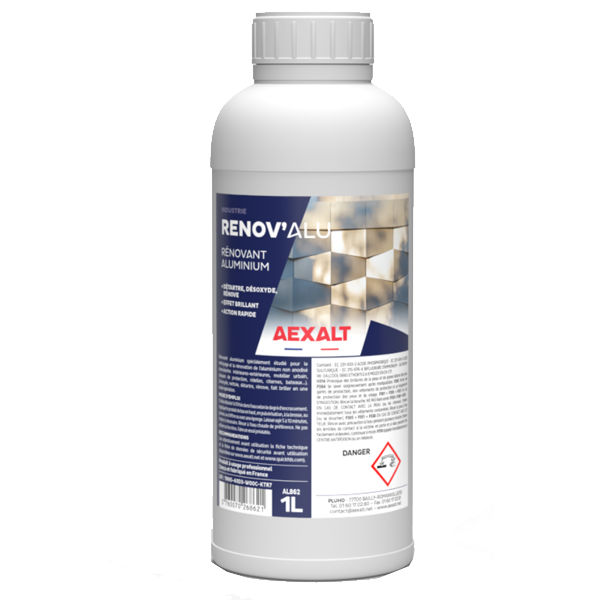 Nettoyant pour aluminium - Renov'Alu Aexalt - Bidon de 1 L