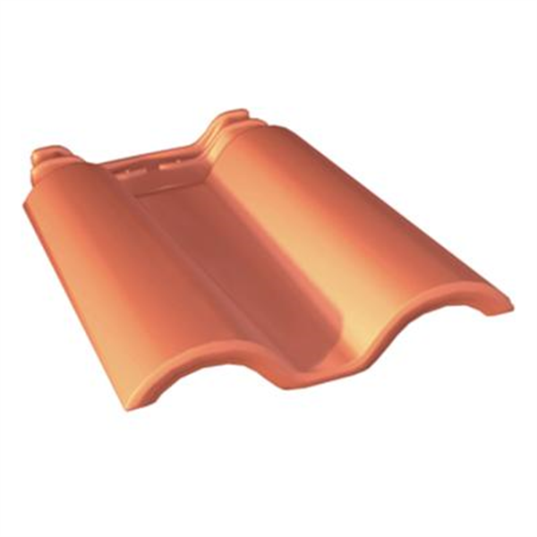 Double tuile en terre cuite Gallo Romane (GL010) Monier - Silvacane littoral