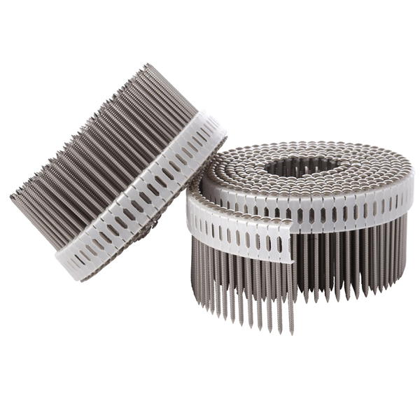 Clou cranté inox A4 en rouleau Paslode pour cloueur CNP - 2,5x45 mm - Boîte de 11700