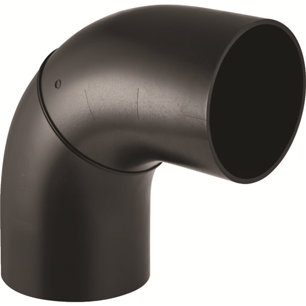 Coude à segment Geberit PE: 90°, d=200mm