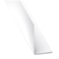Champlat de finition PVC Blanc 20 X 2 mm-longueur 2.6m