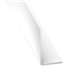 Cornière d'angle inégale PVC blanche - 20 x 30 mm - longueur 2.6 mètres