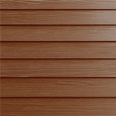 Bardage composite imitation bois - Hardie Plank - 180 MM x 8,00 MM - Long. 3,60 M - Brun Rustique