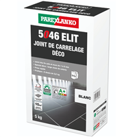 Joint de carrelage déco - 5046 Elit - sol et mur joints de 1 à 6 mm - Blanc Sac de 5 KG