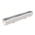 CANIVEAU BETON/POLYESTER 100MM GRILLE ACIER GALVA B125 L1M